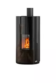 Poêle à pellets GODIN Estray 6Kw - Noir - 490328