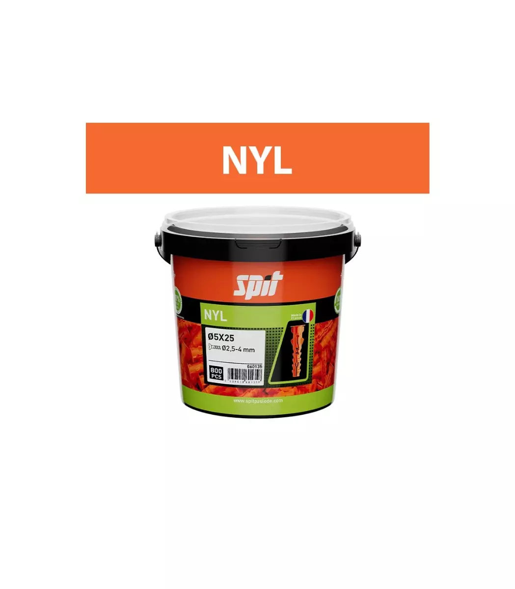 Cheville de fixation légère en nylon - SPIT - 06013X