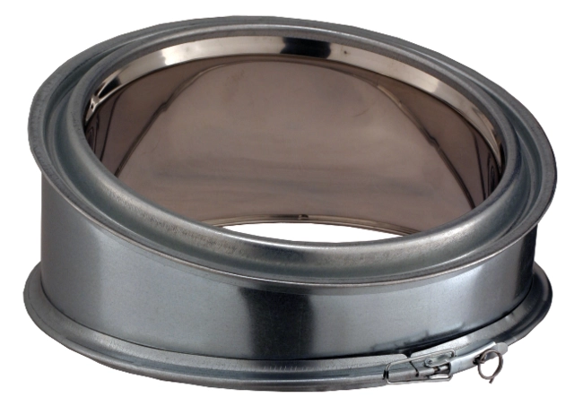 Coude 15° isolé inox/galva Ø230 POUJOULAT EC15°-230 - 32230001             