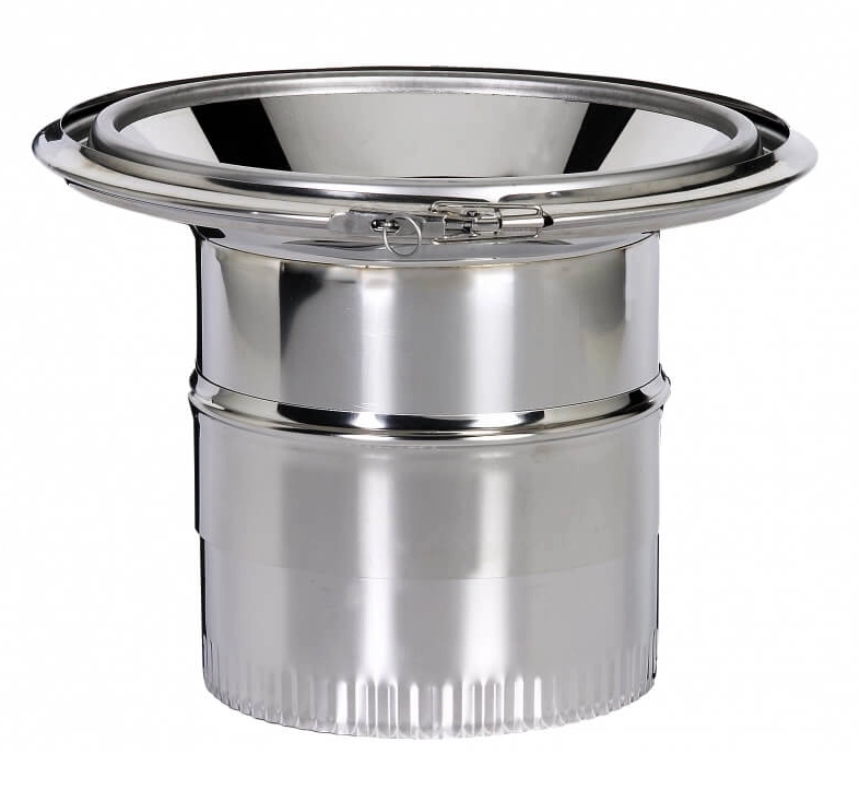 Réduction conique inox galva Ø140 230I-130 POUJOULAT - 32230554/140