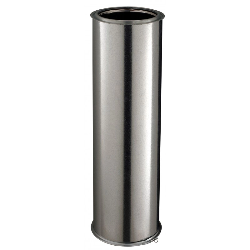 Conduit droit 133 cm Ø150 inox galva POUJOULAT ED1330-150 - 32150006