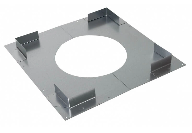 Plaque de distance sécurité NV non ventilée Ø150 POUJOULAT - brut - 32150026