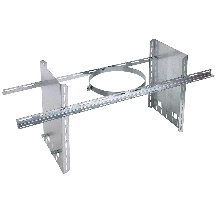 Collier de soutien réhaussé 40cm CSR Ø150 Inox galva POUJOULAT - 32150012