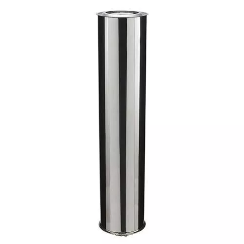 Tuyau inox 304 soudé 1330 Ø150 L.1330-150 ED POUJOULAT - noir mat - 31150006 NOIR