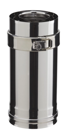 Conduit droit  PGI  Inox L.250 Ø80/130mm POUJOULAT - 37080703                     