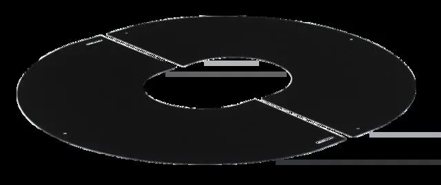 Plaque de propreté inox 0-10° - 80 PGI -  noir gra ral9030 POUJOULAT - 37080425NOIR                