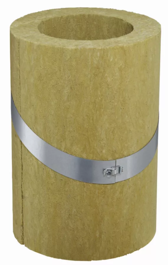 Coquille isolante Coqisol rampant - Pente 71-100% - Ø conduit 150/tubage 100 POUJOULAT - 32150124