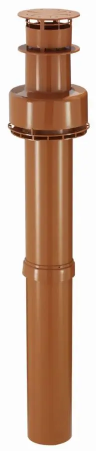 Terminal vertical Ø80/125 G.P Brique POUJOULAT STV 80/125 GPB - 17080752