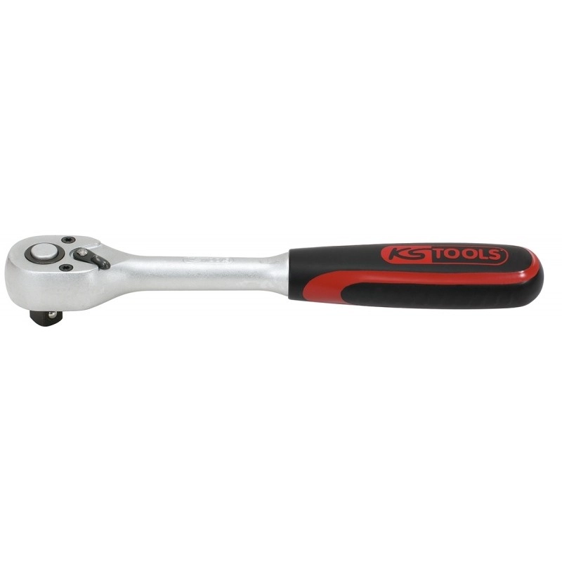 Cliquet 72 dents bi-matière 1/2" avec système éjection douilles KS TOOLS - 922.1390
