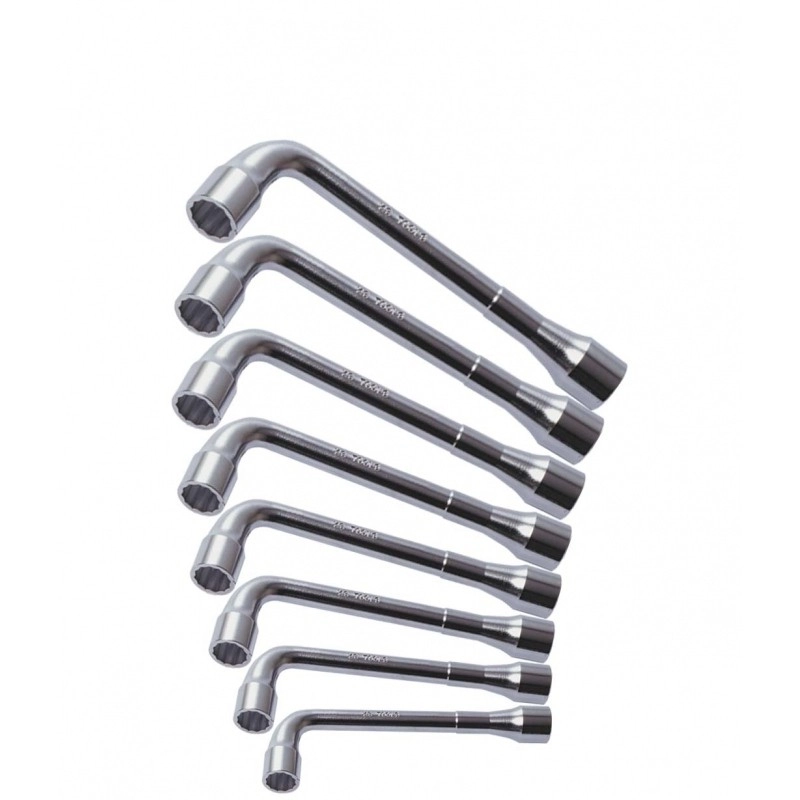 Jeu de 8 clés à pipe débouchées KS TOOLS - 517.0452