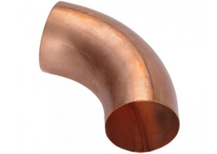 Coude cintré 72° manchonné AMELUX - soudure invisible - cuivre - Ø 80 mm - 53808