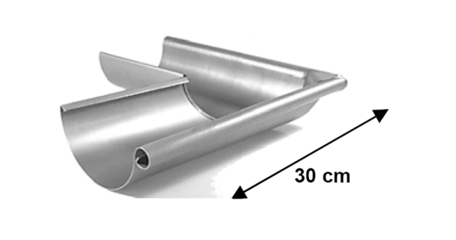 Équerres extérieures demi-ronde soudée AMELUX - cuivre - dev.25 - 51359