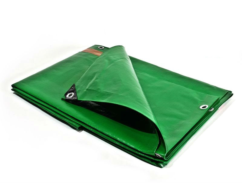 Bâche pro 250 g/m² TECPLAST - vert - 6 x 10 m - BA2506X10