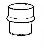 Tuyau cylindrique Ø 80 mm Aluzinc AMELUX - 2m - 50069