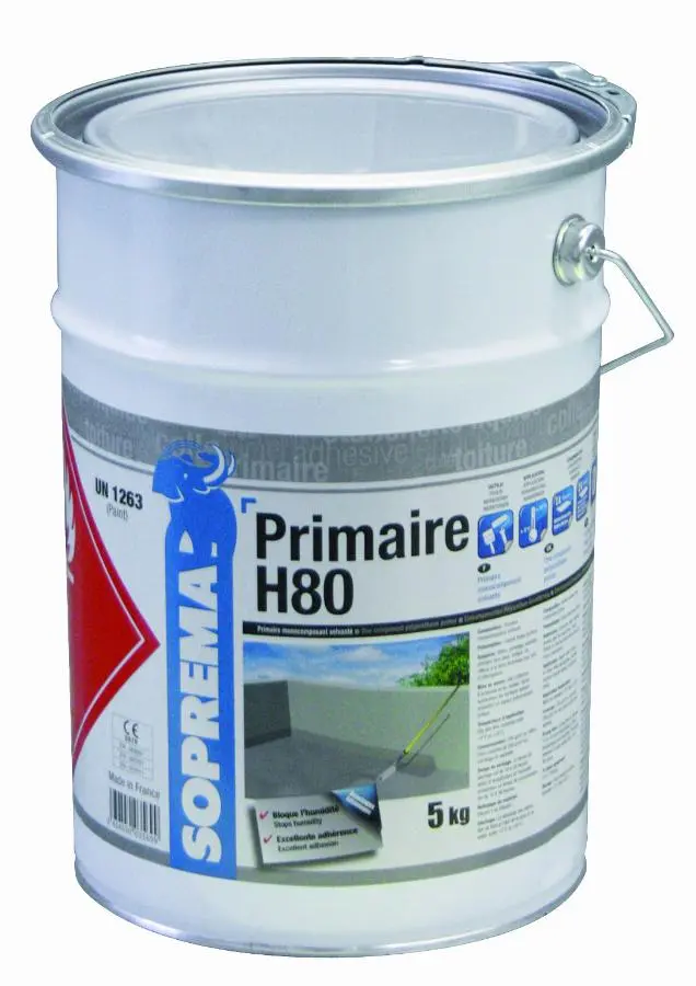Primaire Alsan étanchéité liquide H80 SOPREMA - bidon 5 kg - 96406
