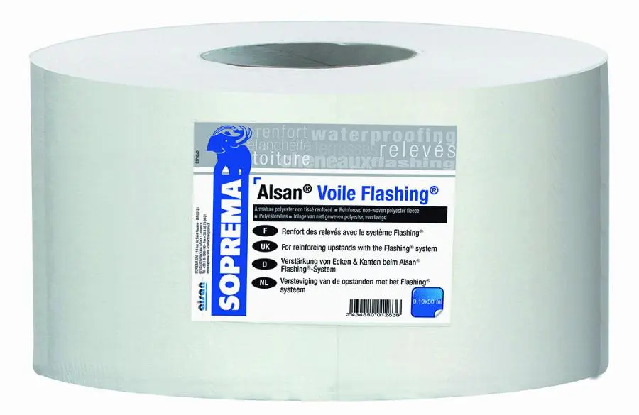 Alsan voile flashing SOPREMA - 50 m x 10 cm - 11572