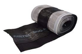 Closoir de faîtage Airtec Duo Roll UBBINK - anthracite - 50 m x 240 mm en carton dérouleur - 203773
