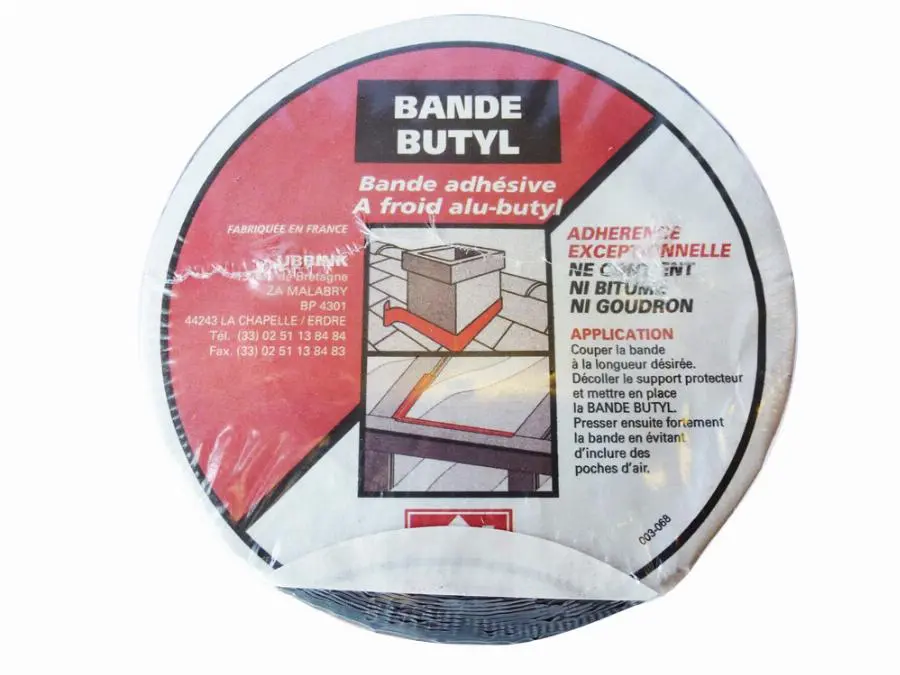 Bande d'étanchéité UBBINK Butyl - ocre - 300 mm x 10 m - 791230