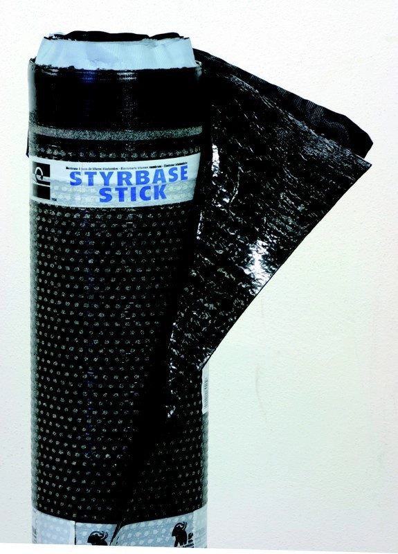 Feuille souple d'étanchéité Styrbase Stick SOPREMA - 1 x 7 m - 98554