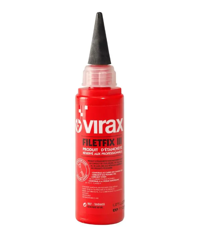 Résine d'étanchéité Filefix III VIRAX biberon 60 ml - 262600