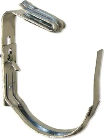 Crochet Negrafix 25 B14 fibre ciment FRENEHARD - Toiture épais.6 à 6.5mm - Pente 10 à 45°- QSFNEF6025/C