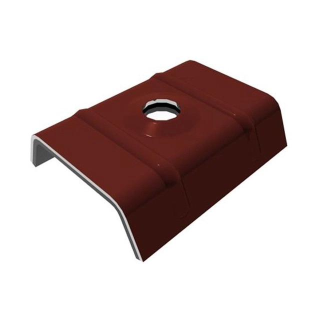 Cavalier Vulco epdm ETANCO pour profil couverture 3x333x45 - sac 100 pièces - ral 8012 brun rouge - 111101054