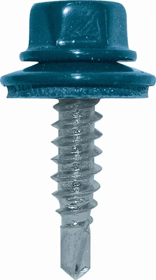 Vis couturage Colorvis 4.8x20 ETANCO - Tête ral 5008 bleu ardoise - 100 pièces - 285700008