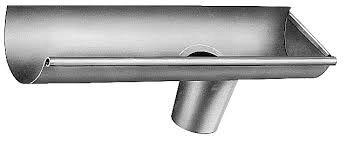 Embout talon et moignon de 33  - Zinc Naturel - Gauche - AZN143033