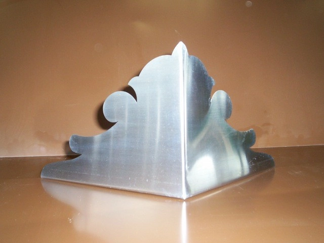 Enjoliveur d'angle 33 Intérieur  - Zinc naturel - AZN131033