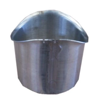 Moignon cylindrique Quartz Zinc Ø100 mm - AQU110100