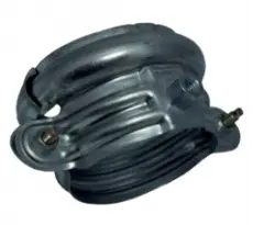 Collier Coliano Ø100 INNOVAX + bague simple embase de 7 Anthra - CS100E7A