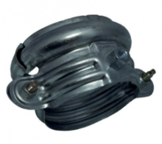 Collier Coliano Ø80 INNOVAX + bague double embase de 7 Anthra - CD080E7A