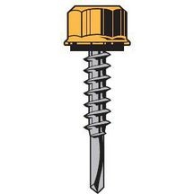 Zacrovis Fer 6x85 Tête RAL 1015 sable ETANCO - Sac 100 pièces - Perçage 4 à 12mm - 333872014