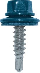 Vis couturage Colorvis TH8 6.5x38 ETANCO - Tête ral 5008 bleu ardoise - 100 pièces - 552 529 008