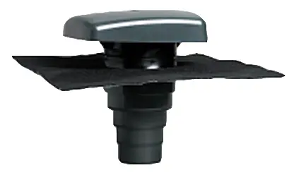 Terminal de ventilation Ubiflu 2 UBBINK avec Multidiam - Ø 100 à 160 mm - noir - 15460377