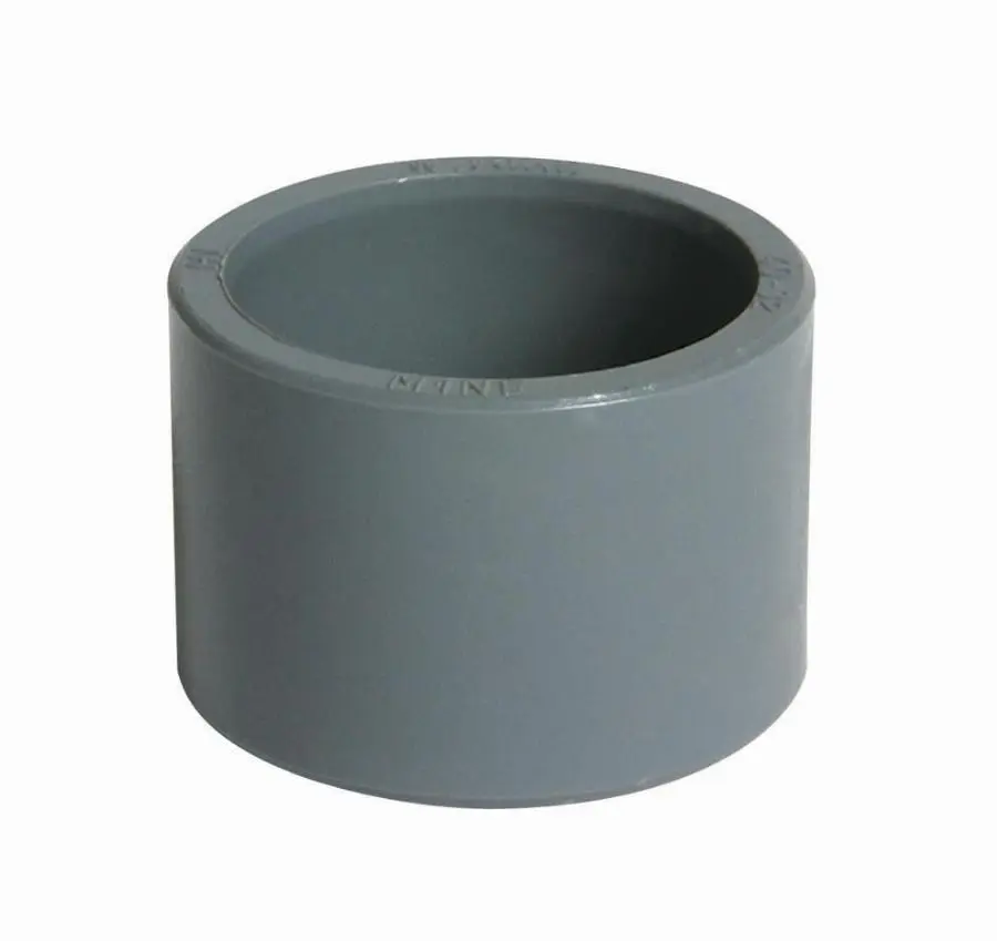 Réduction incorporée NICOLL mâle- femelle - PVC gris - Ø 40/32 mm - IH