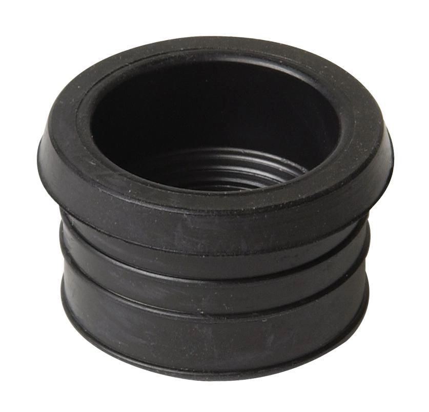 Tampon de raccordement NICOLL mâle-femelle métal plastique - élastomère noir - Ø 32/12/22 mm - H. 25 mm - RMPF