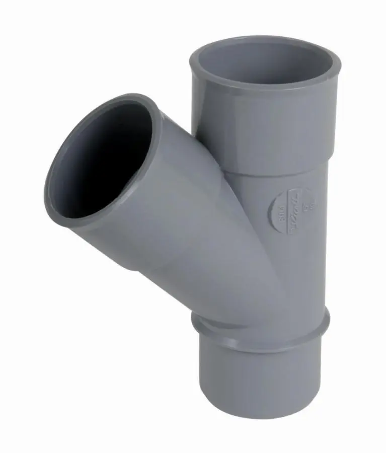 Culotte et embranchement NICOLL simple mâle-femelle à 45° - PVC gris - Ø 40 mm - BH14