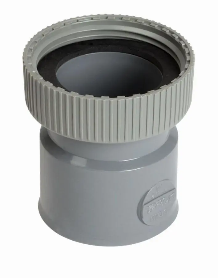 Douille femelle NICOLL à écrou prisonnier - PVC gris - Ø 40 mm - DEHH