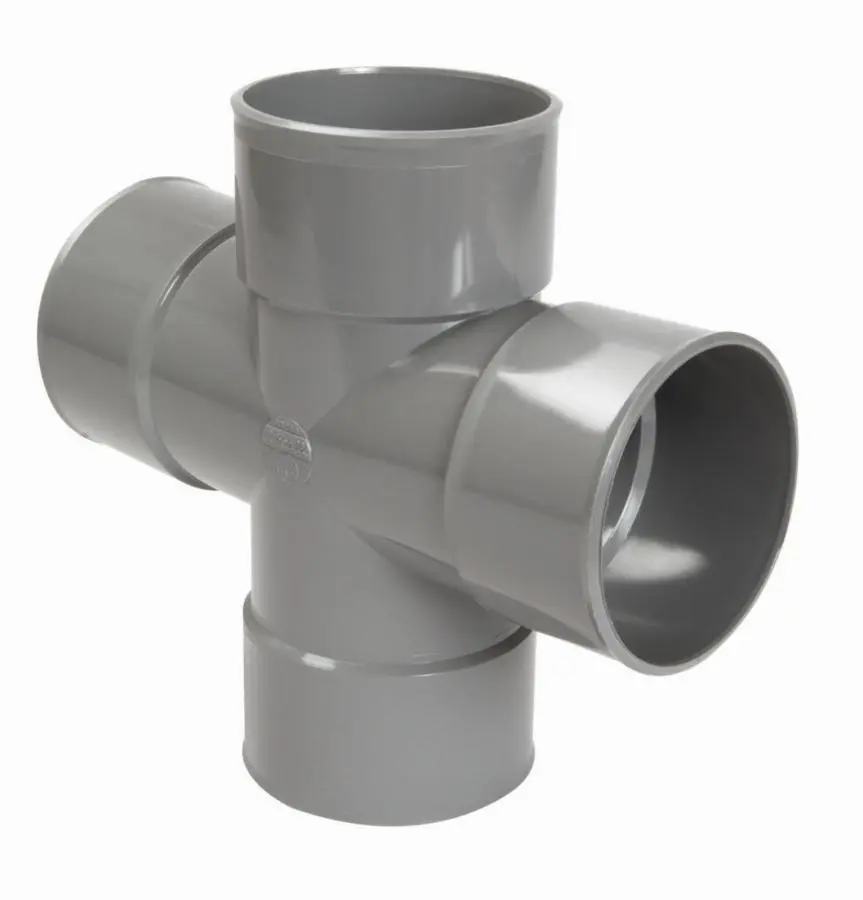 Culotte à 87°30 NICOLL Ø 100 mm - femelle/femelle - double parallèle - RT188