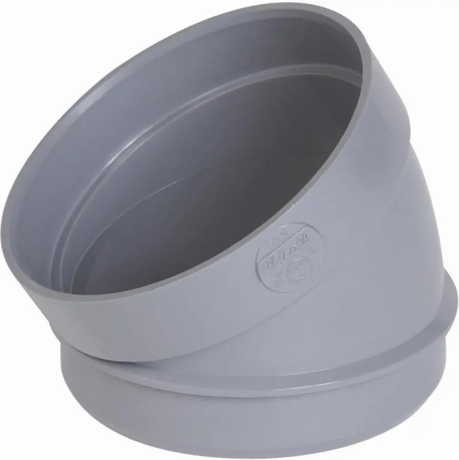 Secteur de coude NICOLL - Mâle-Femelle - 30° - Ø 100 mm - ST3