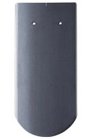 Tuile standard plate écaille anthracite 18x38 ERLUS - 36 au m²               