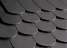 Tuile d'égout plate écaille anthracite ERLUS