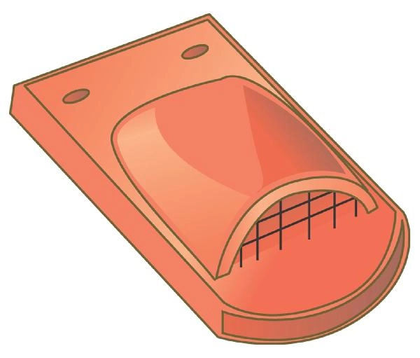 Chatière plate écaille anthracite ERLUS