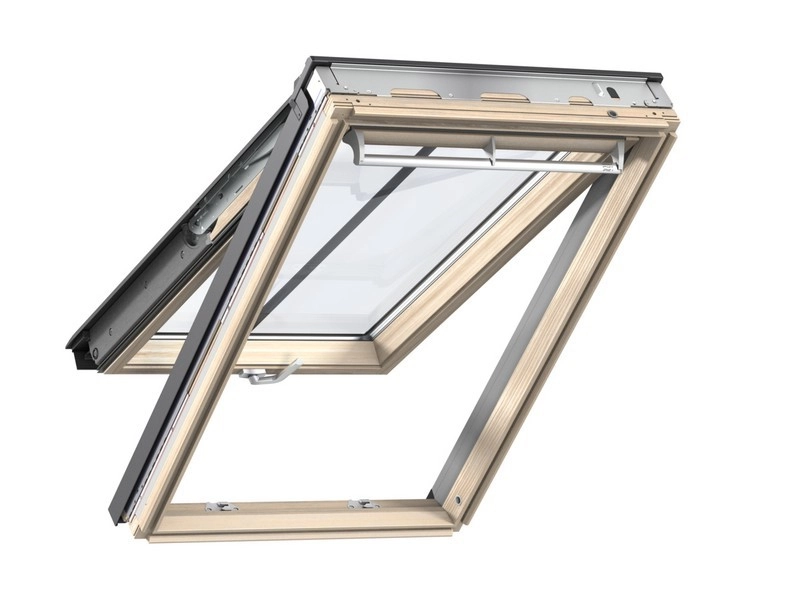 Fenêtre de toit VELUX à projection - Tout confort - Finition bois - 78 x 98 cm - GPL MK04 3057 