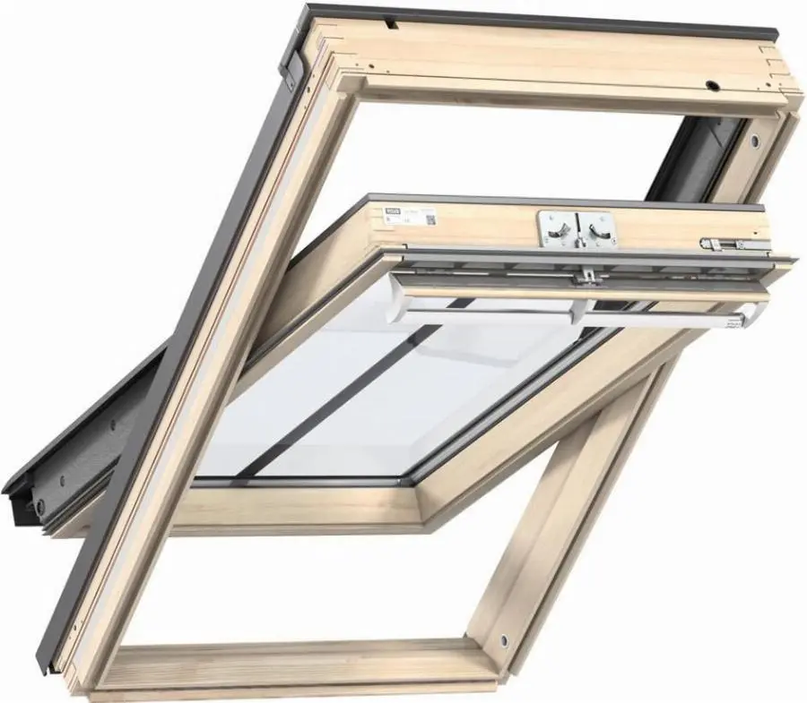 Fenêtre de toit VELUX à rotation 114x140 cm - Tout confort Bois - GGL SK08 3057  