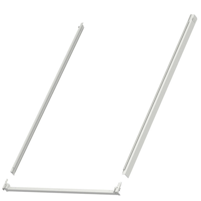 Kit profilés latéraux et traverse basse VELUX 78x98cm gris pour fenêtre de toit - ZWC MK04 0000