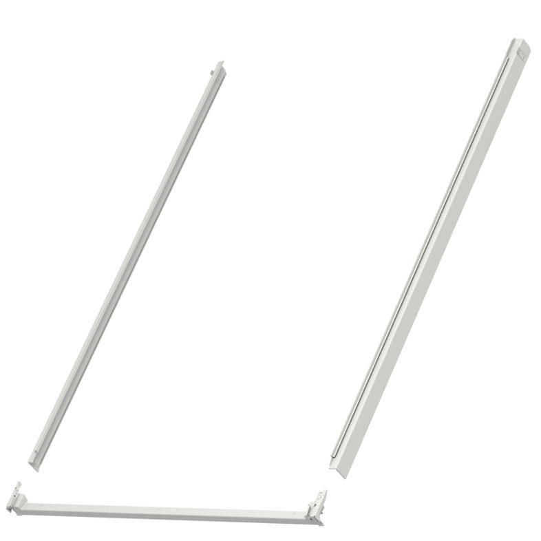Kit profilés latéraux et traverse basse VELUX 78x140cm gris pour fenêtre de toit - ZWC MK08 0000            
