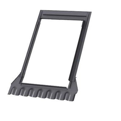 Raccord Gris VELUX 78x118 cm pour tuiles à onde inférieure à 120mm - EDW MK06 0000