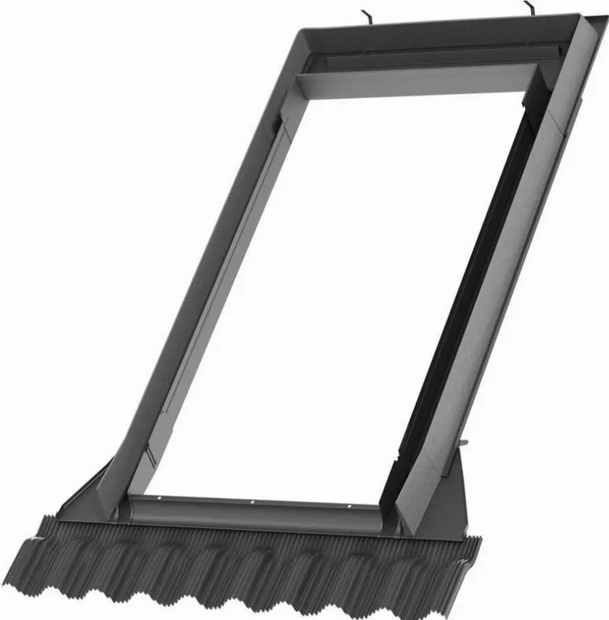 Raccord de remplacement Gris 55x70 VELUX tuile jusqu'à 120 mm de relief - EW CK01 0000